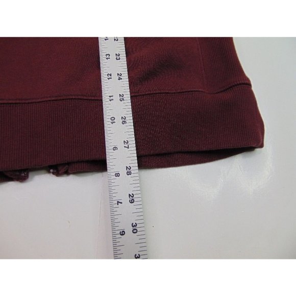 Duluth Women M Full Zip Ribbed Work Jacket Sweatshirt Fleece Red Outdoor - Picture 7 of 7